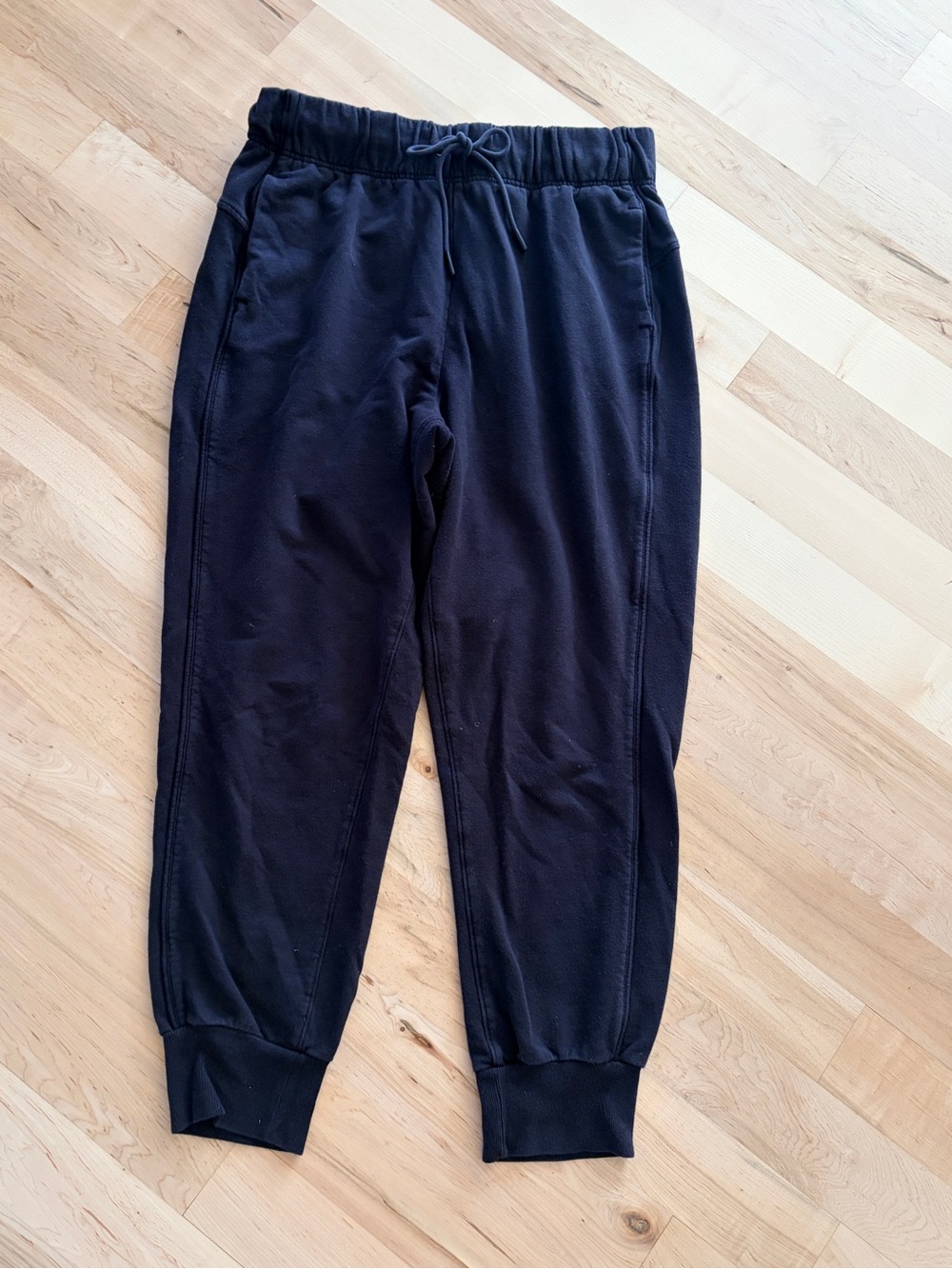 FLX Women’s Black Jogger Pants with Drawstring Waist - L